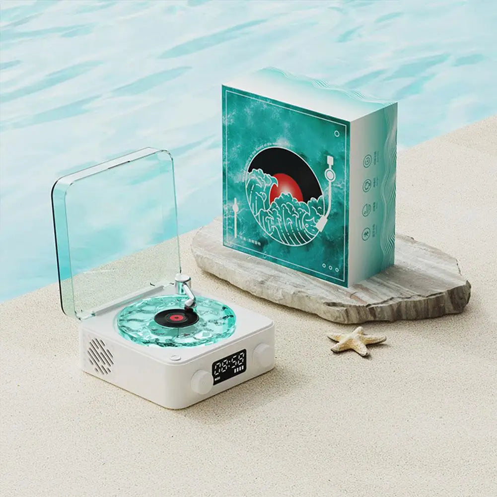 Waves Vinyl Player Bluetooth Speaker