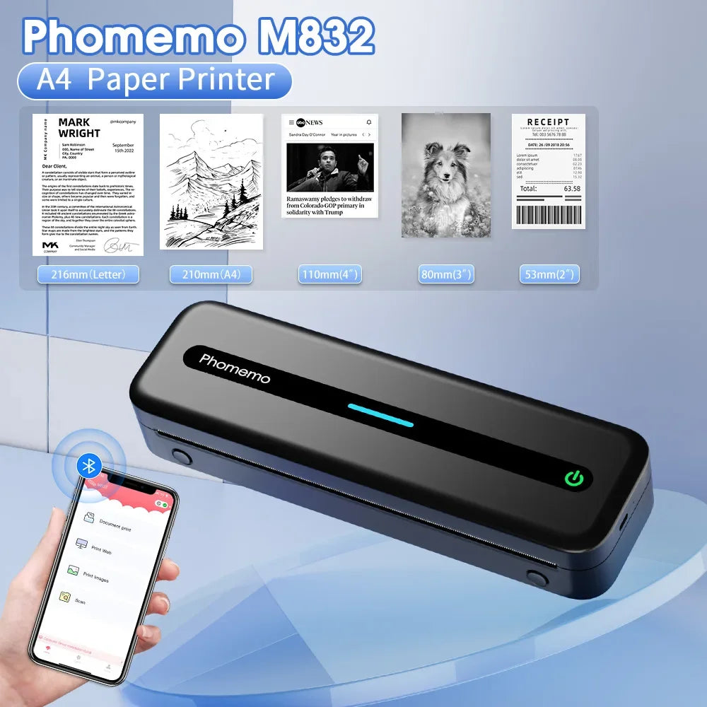 Phomemo M832 Portable Printer