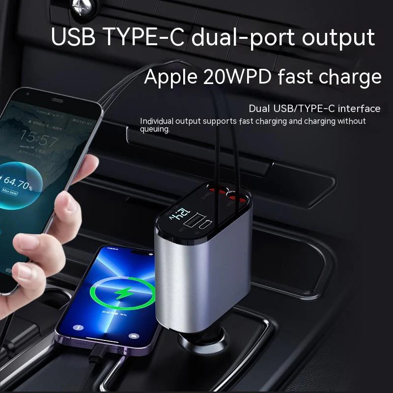 4-In-1 Car Charger