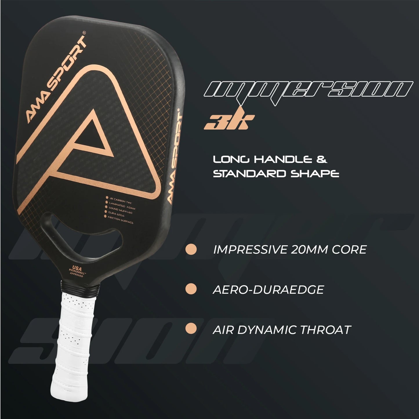 Carbon Pickle Ball Paddle