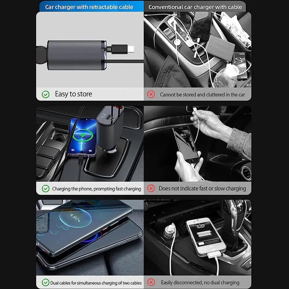 4-In-1 Car Charger