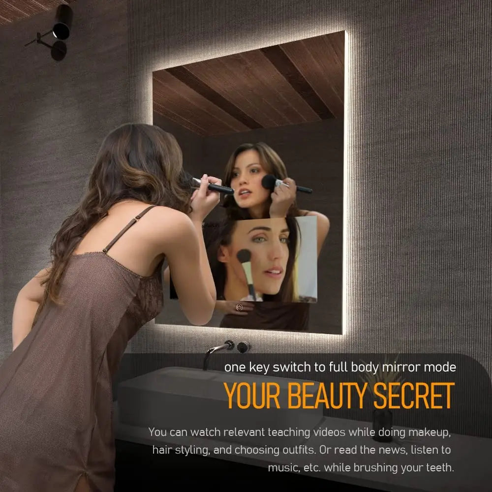 Touch Screen Smart Bathroom Mirror